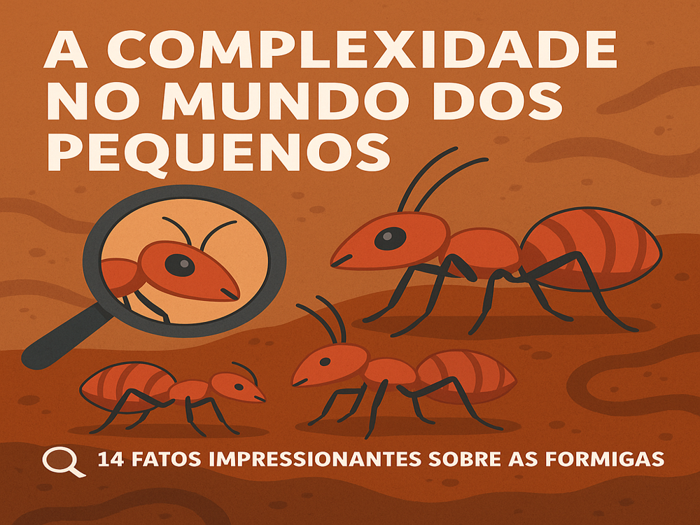 🐜 As Formigas Provam o Design Inteligente? 14 Fatos que Desafiam o Acaso capa formigas