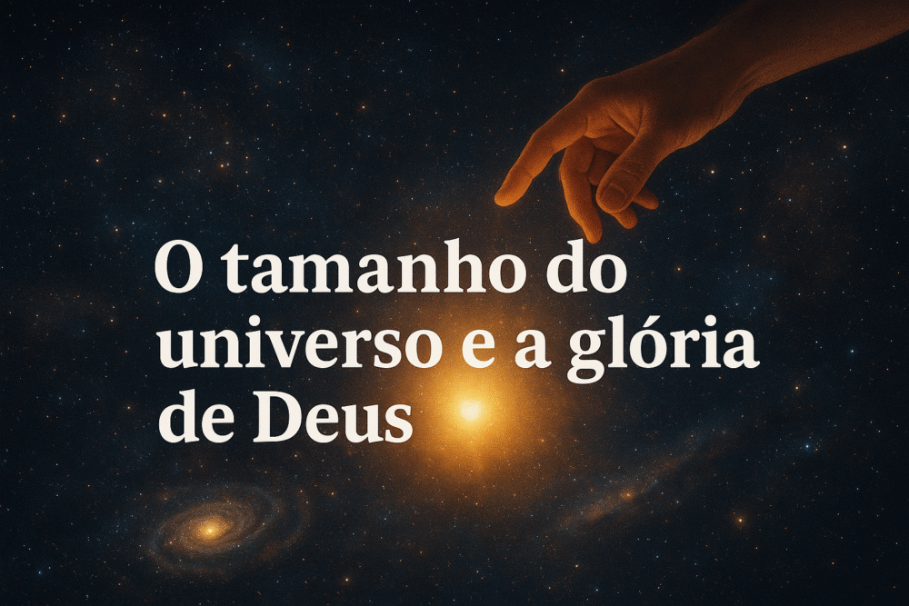 o tamanho do universo e a gloria de deus