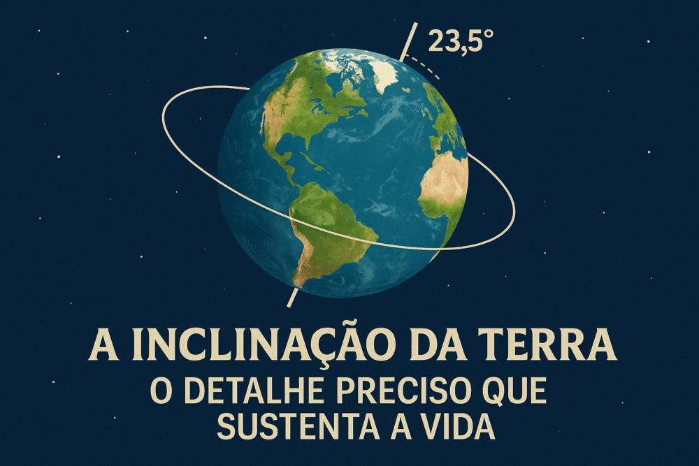 a inclinação da terra capa