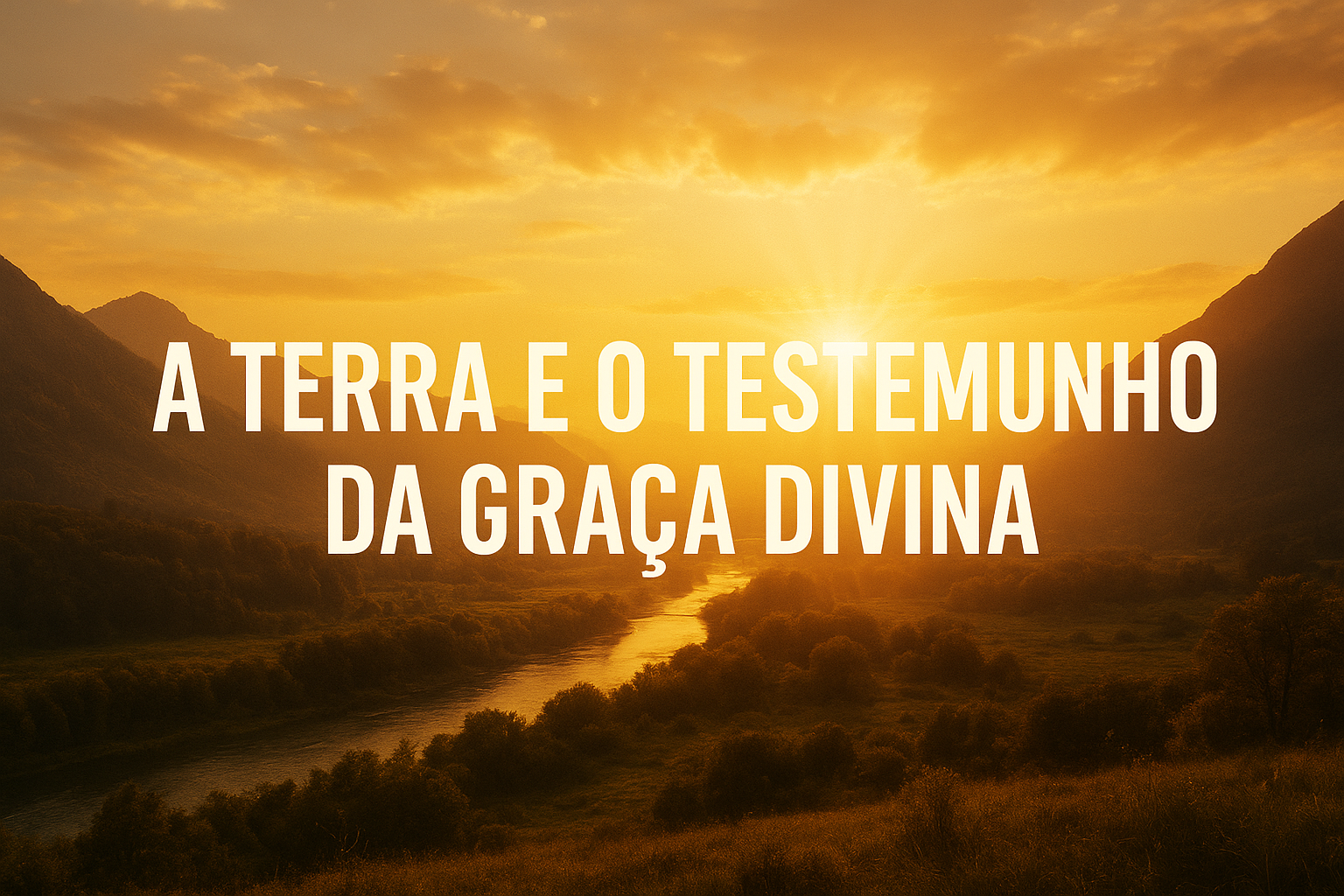 a terra e o testemunho a terra e o testemunho