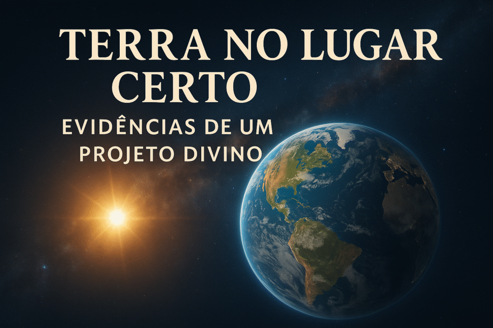 🌍 Terra no Lugar Certo: Evidências de um Projeto Divino terra no lugar certo capa