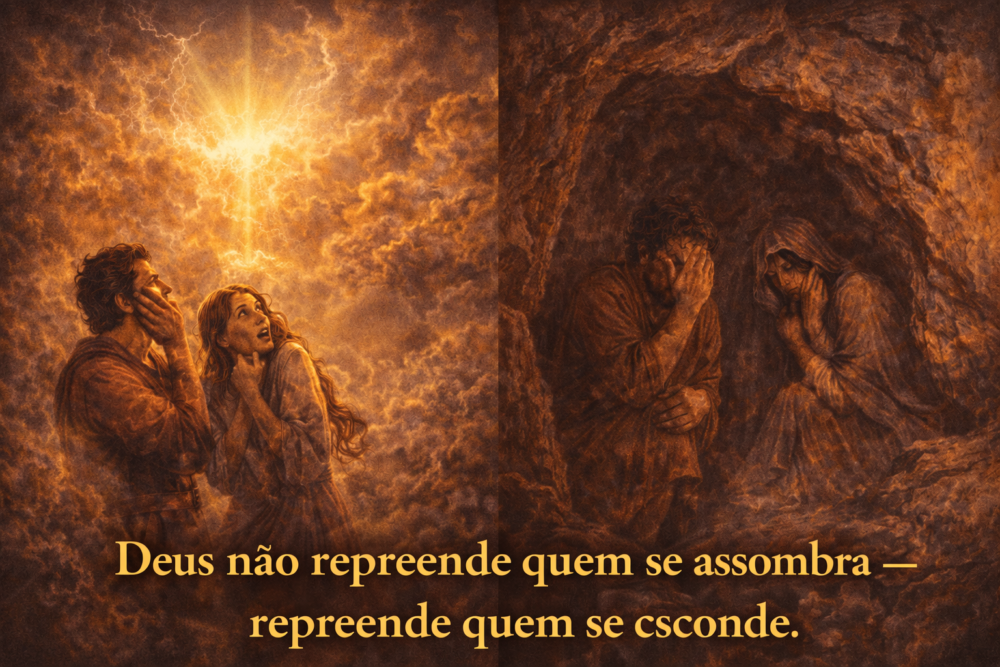 deus repreende quem se esconde