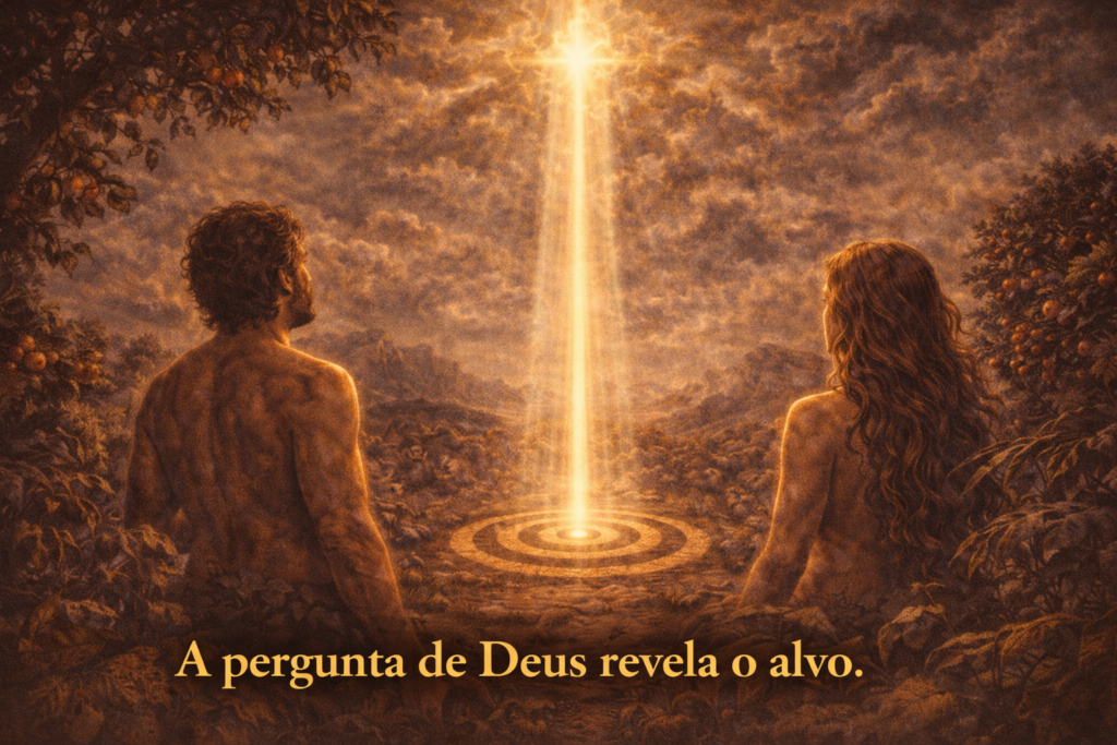 a pergunta de deus revela o alvo