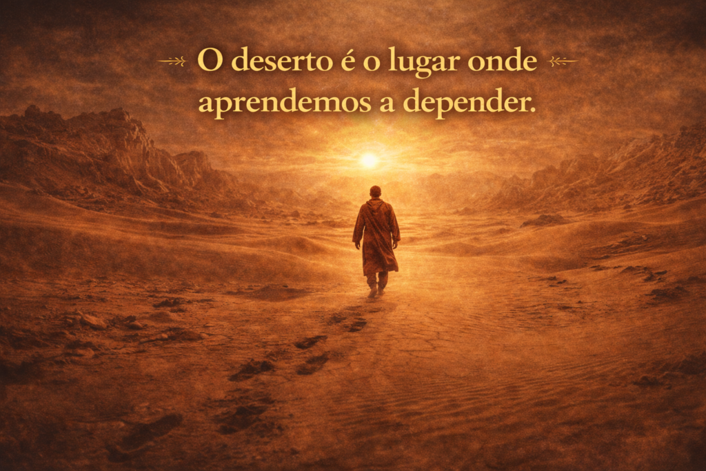 deserto onde aprendemos a depender deserto onde aprendemos a depender