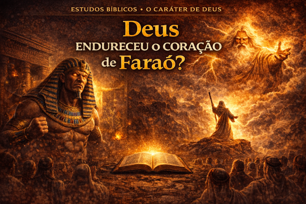 Por que Deus endureceu o coração de Faraó? deus endureceu o coração do faraó