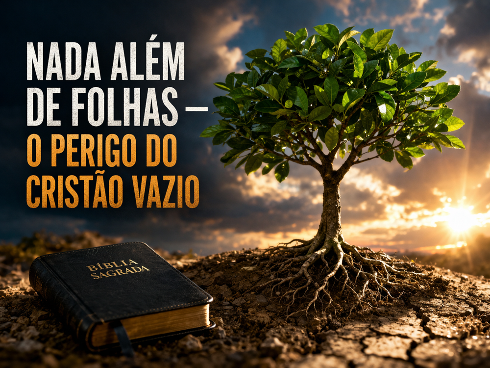 Nada Além de Folhas — O Perigo do Cristão Vazio nada alem de folhas