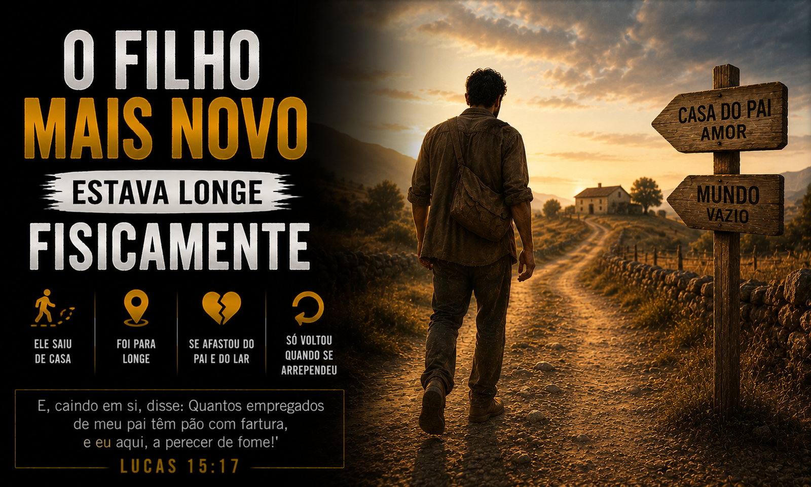 O Filho Pródigo Não Era o Único Filho Perdido 01 o filho mais novo estava longe fisicamente