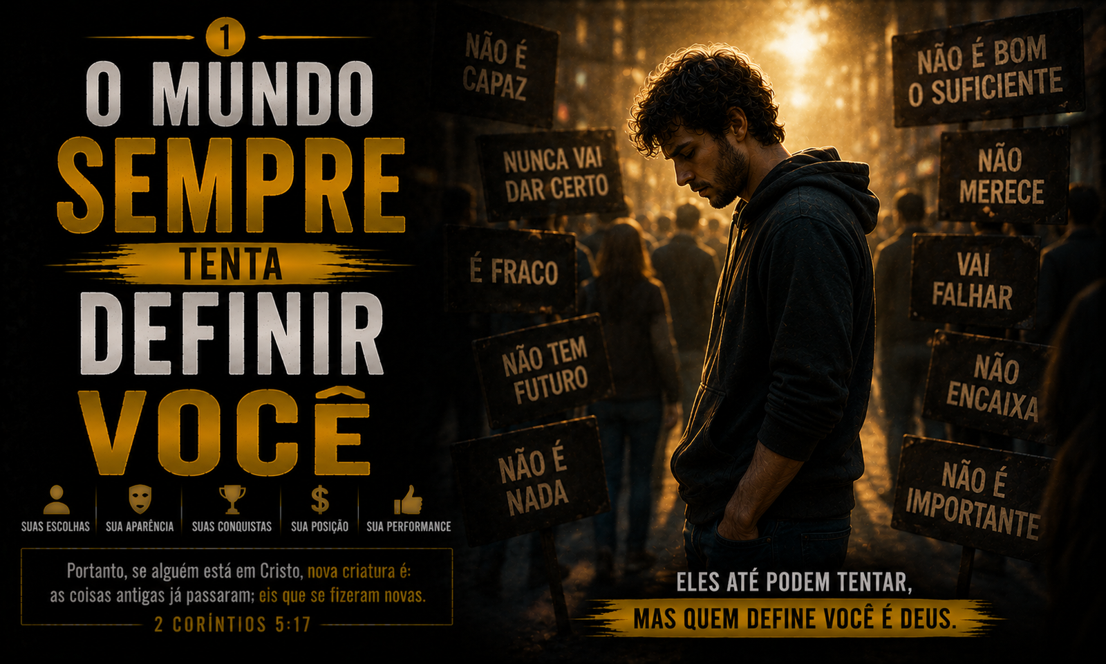 1️⃣ o mundo sempre tenta definir você 1️⃣ o mundo sempre tenta definir você