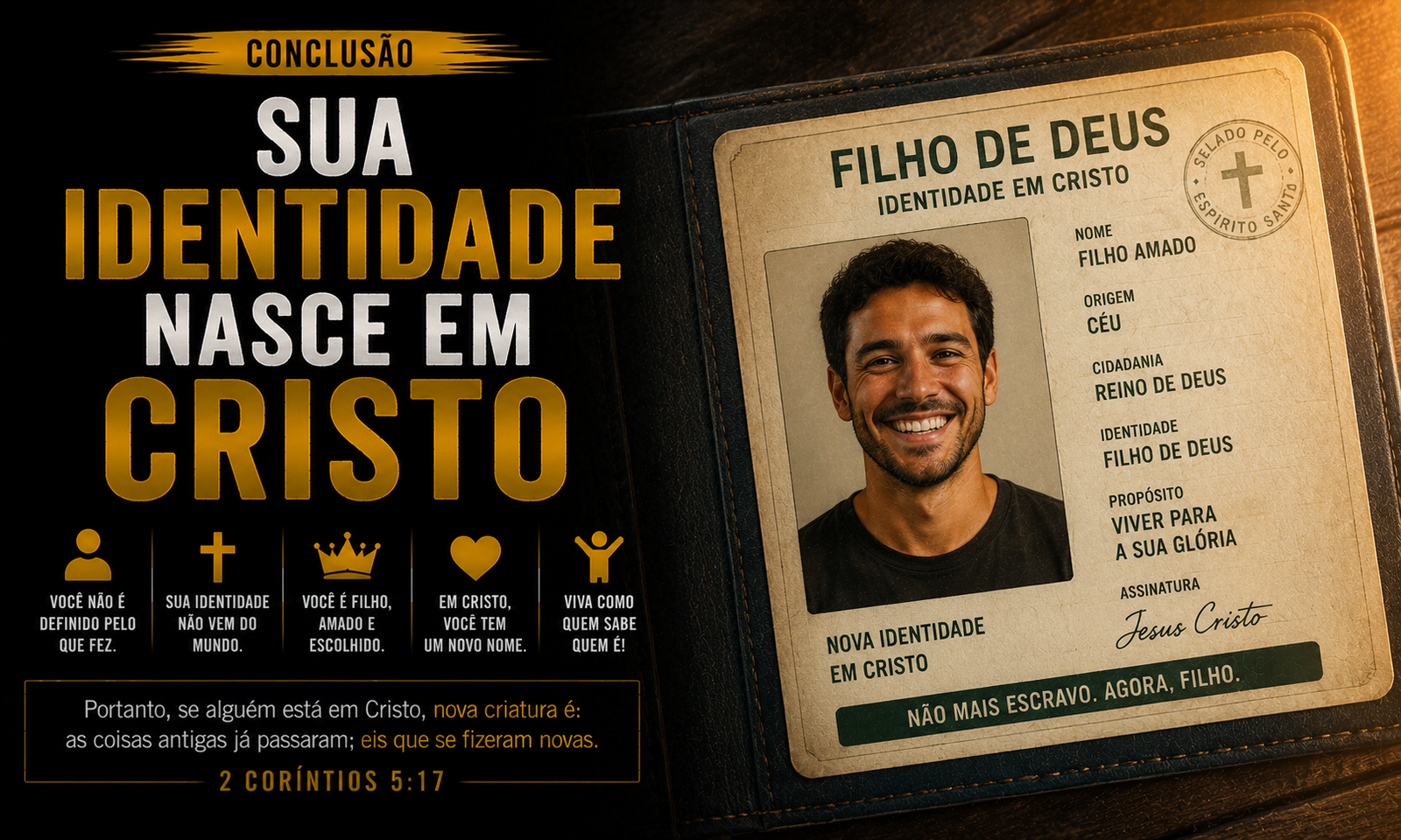 conclusão — sua identidade nasce em cristo conclusão — sua identidade nasce em cristo