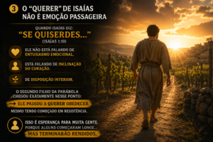 o “querer” de isaías não é emoção passageira