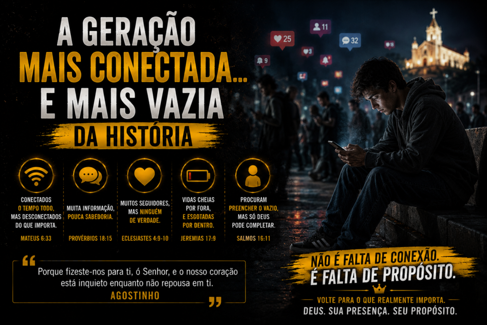 capa a geração mais conectada… e mais vazia da história