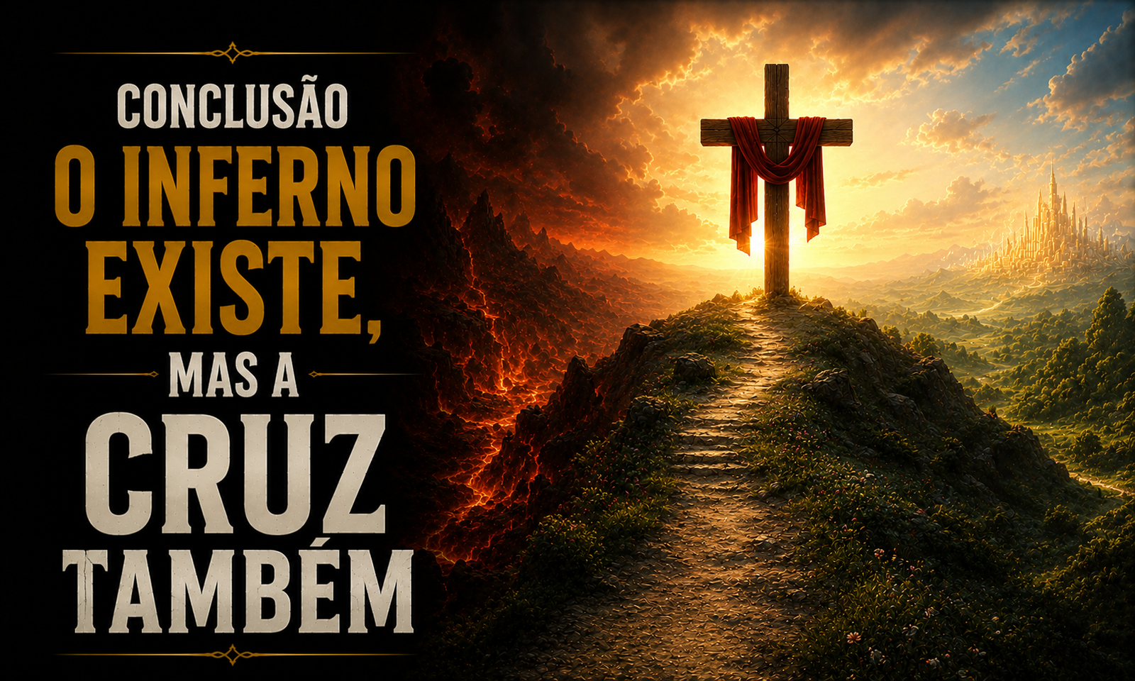 o inferno existe mas a cruz tambem o inferno existe mas a cruz tambem