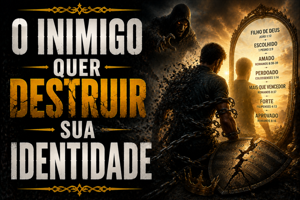 o inimigo quer destruir sua identidade