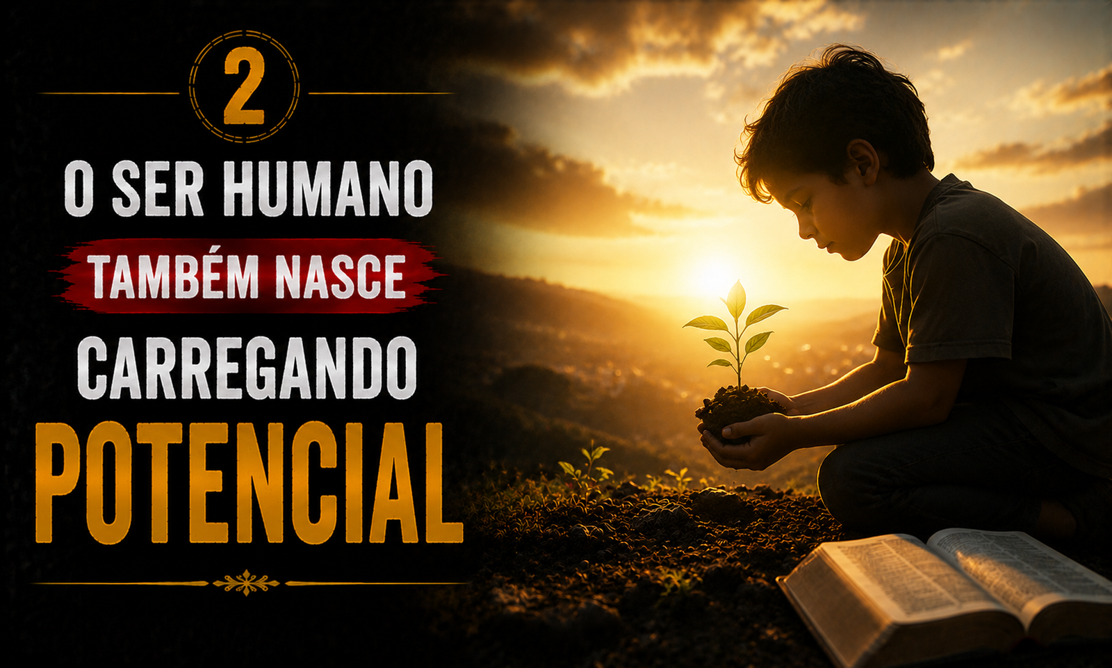 Sem o Oleiro, o Barro Nunca Descobre Quem Pode Ser 2️⃣ o ser humano também nasce carregando potencial