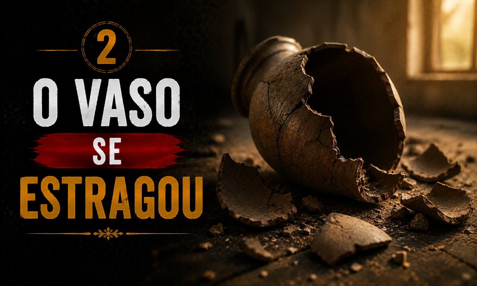 Deus Não Desperdiça Sua História Nem Seus Fracassos 2️⃣ o vaso se estragou