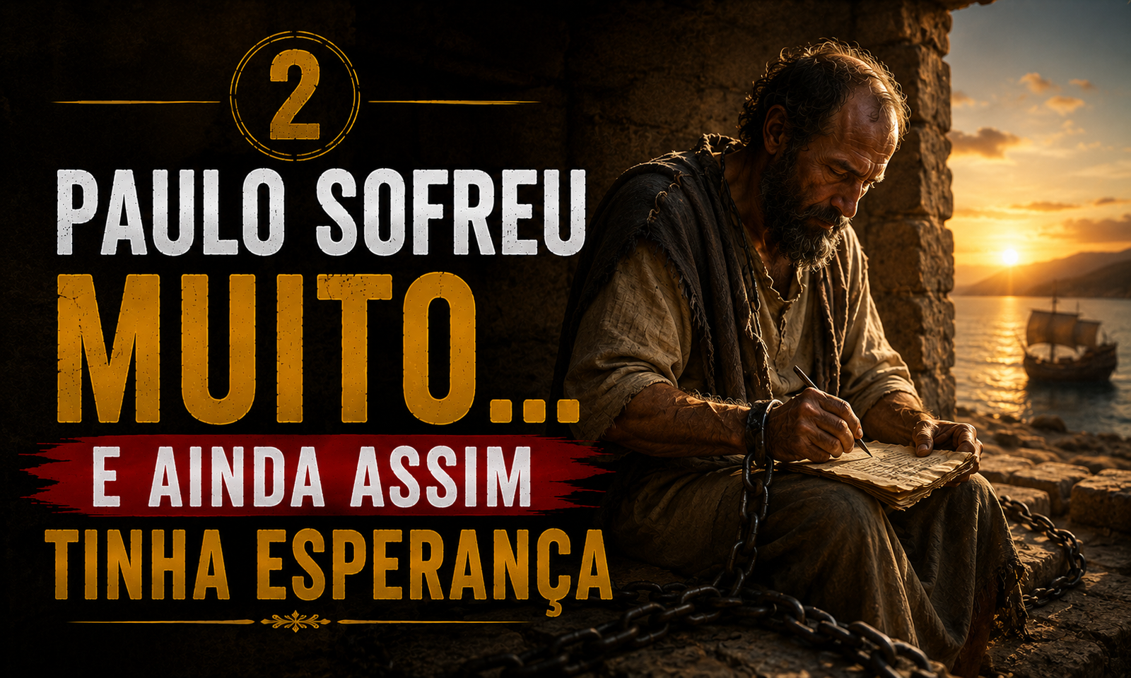 Nenhuma Dor Será Desperdiçada na Vida dos Filhos de Deus 2️⃣ paulo sofreu muito... e ainda assim tinha esperança