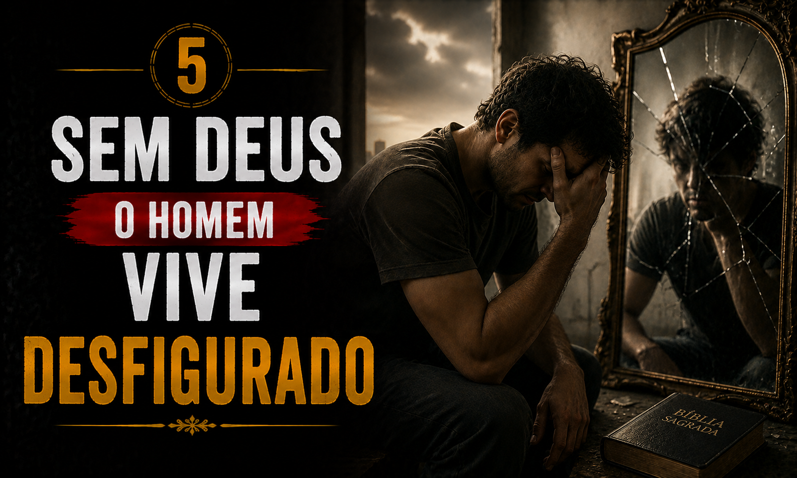 Sem o Oleiro, o Barro Nunca Descobre Quem Pode Ser 5️⃣ sem deus o homem vive desfigurado