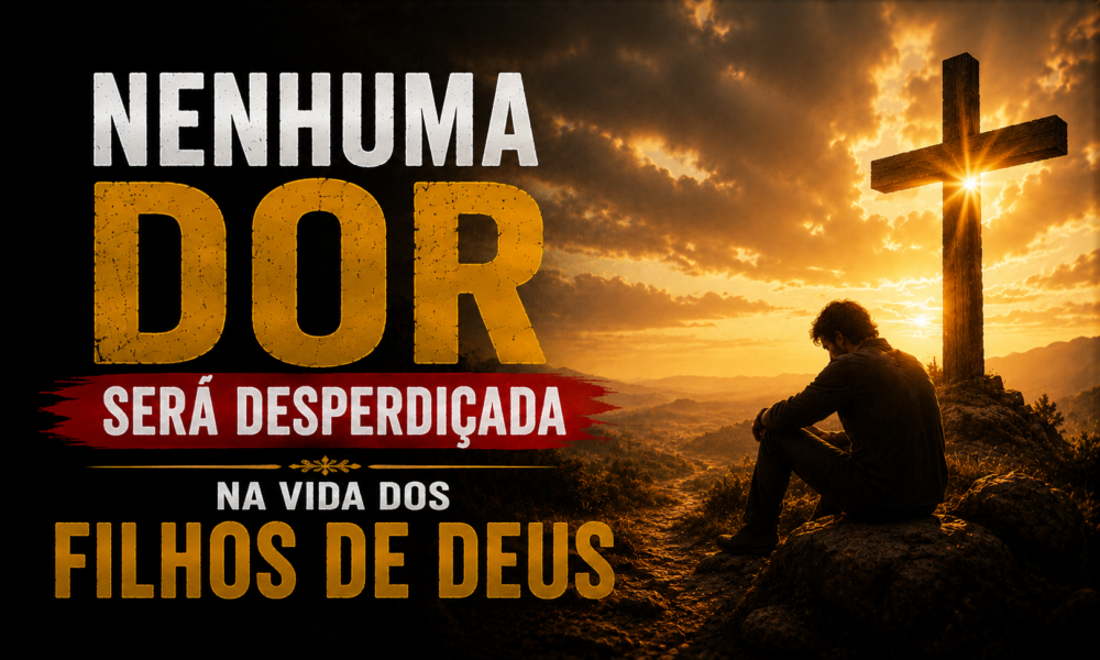 Nenhuma Dor Será Desperdiçada na Vida dos Filhos de Deus capa nenhuma dor será desperdiçada na vida dos filhos de deus
