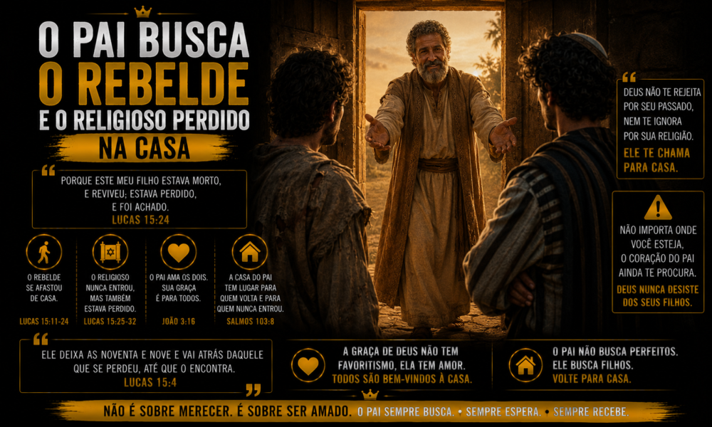 capa o pai busca o rebelde e o religioso perdido na casa