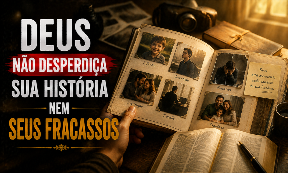 Deus Não Desperdiça Sua História Nem Seus Fracassos capa deus não desperdiça sua história nem seus fracassos