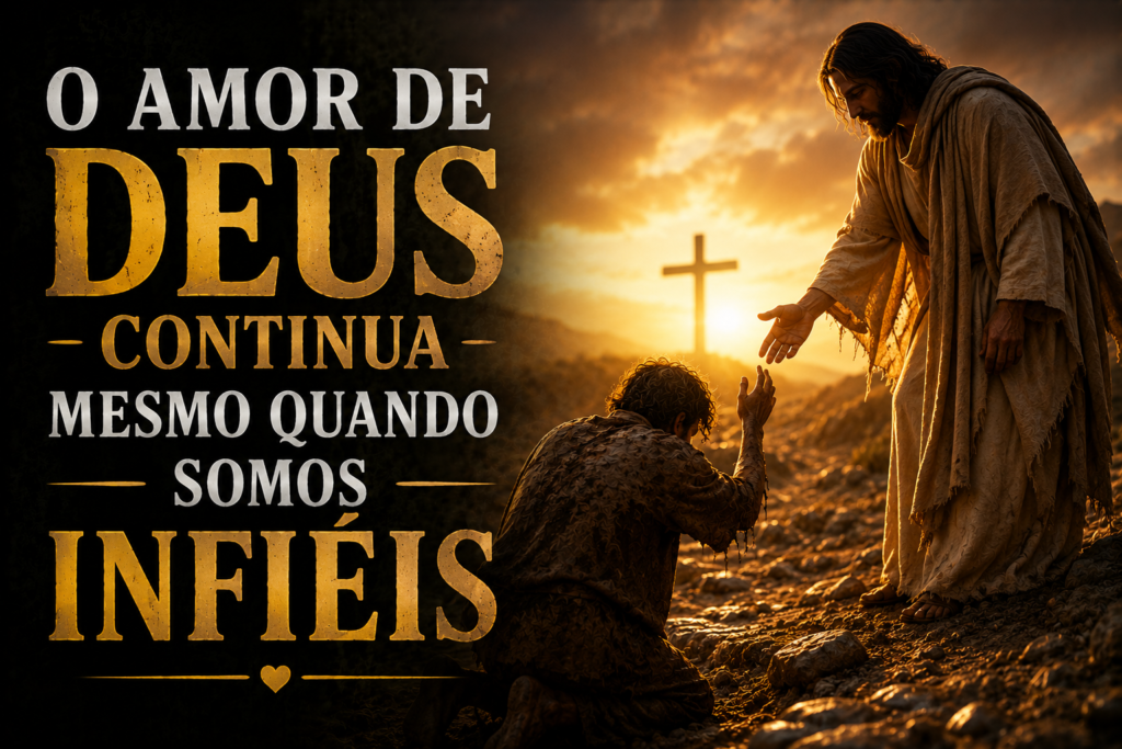 capa o amor de deus continua mesmo quando somos infiéis