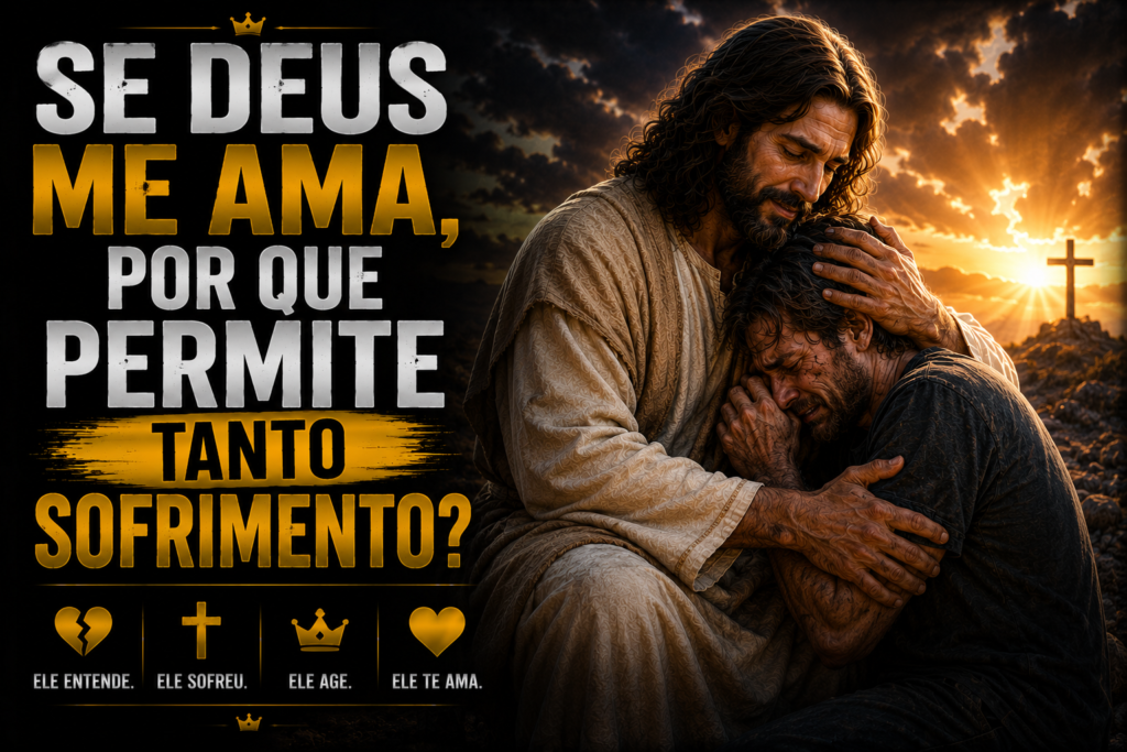 capa se deus me ama, por que permite tanto sofrimento