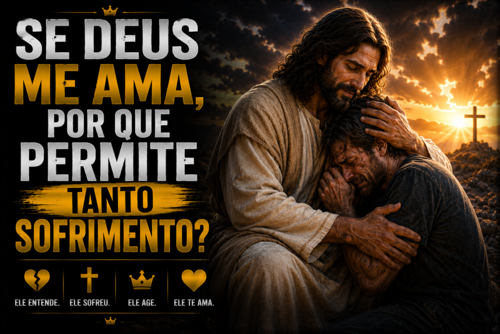capa se deus me ama, por que permite tanto sofrimento