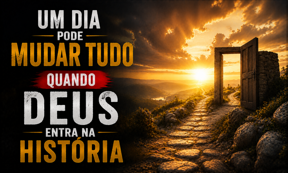 capa um dia pode mudar tudo quando deus entra na história