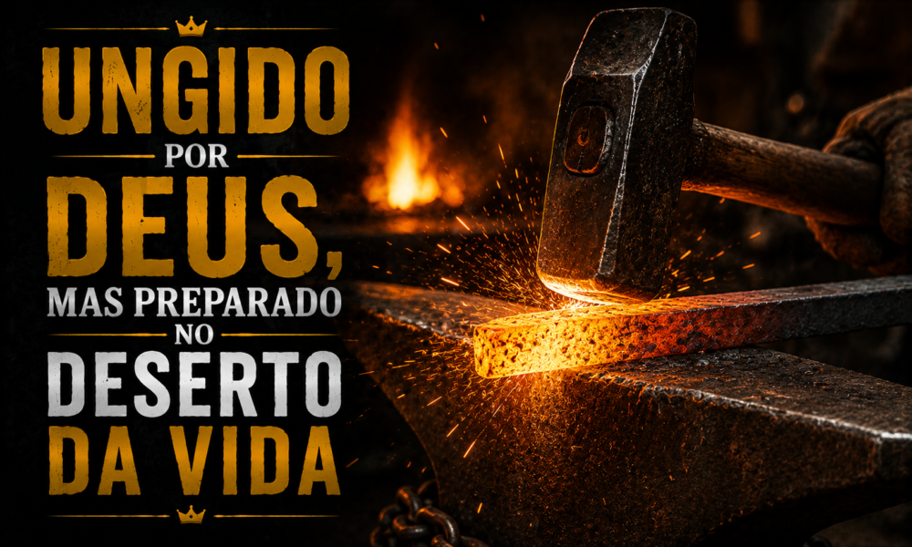 capa ungido por deus, mas preparado no deserto da vida